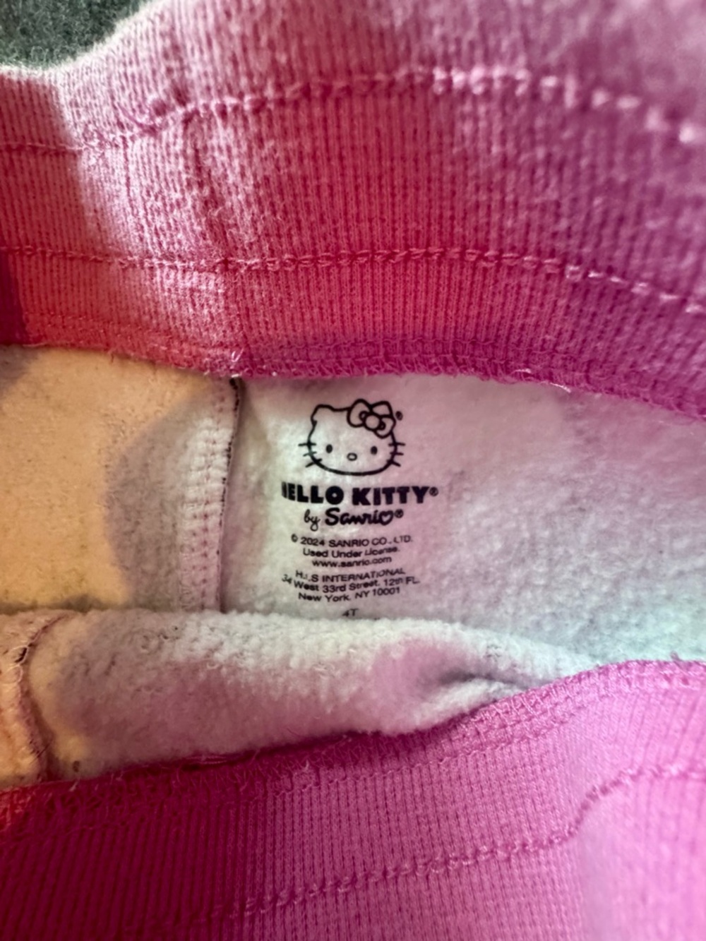 Hello Kitty Pink Jogger Kids Set, 4t - Picture 2 of 2
